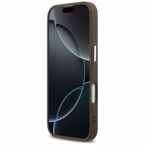 GUESS ümbris jaoks IPHONE 17 compatible with MagSafe GUHMP17SP4TSRCMW (PU 4G W/Triangle Logo SL) brown