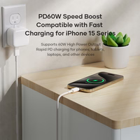 Rock Kaabel Z20 - Type C to Type C - PD 60W 3A 1 metre valge