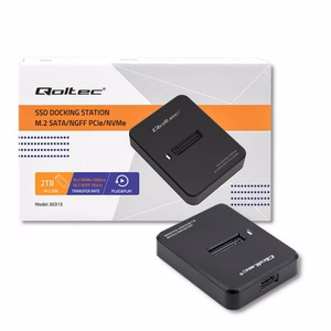 Qoltec 50313 SSD ketta korpus must M.2