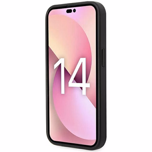 Karl Lagerfeld Saffiano Mono Metal Logo iPhone 14 Pro Max 6.7" Ümbris - hall