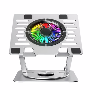 Wozinsky WDCX-X16-AS CoolBase RGB 360° Jahutusalus Sülearvutile ja Tahvelarvutile - Hõbedane