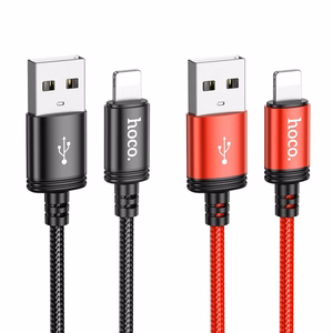 Kaabel USB A to Lightning Hoco 2,4A 1 m X89 must