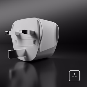 SBS UK Travel Adapter - Universal - Valge