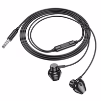 HOCO wire kõrvaklapid Jack 3,5 mm with microphone M125 must