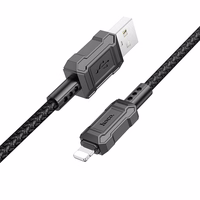 Kaabel USB A to Lightning Hoco 2,4A 1 m X94 must