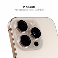 Tempered glass Tel Protect 3D Lens on camera jaoks Iphone 14 Pro/14 Pro Max must (lens 3 pieces)