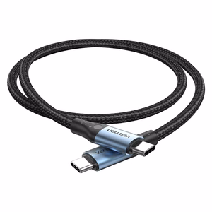 Vention USB 2.0 5A 240W 1,5 m must USB-C kuni USB-C kaabel