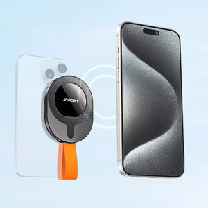 Joyroom JR-ZS393-S magnetic hoidja koos suction cups jaoks 4.7-7" phone - must and oranž