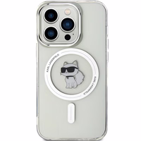 Karl Lagerfeld IML Choupette MagSafe ümbris jaoks iPhone 13 Pro / 13 - läbipaistev