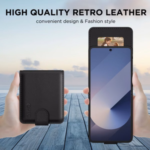 Tech-Protect Wallet Чехол для Samsung Galaxy Z Flip 6 / 7 FE - чёрный