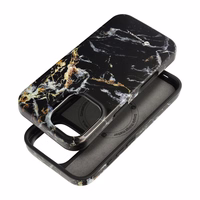 Ümbris jaoks iPhone 16 Forcell F-Protect Mirage compatible with Magsafe Military Drop-Test must marble