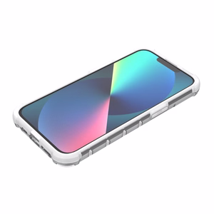 Ombre Protect Case для iPhone 13 розово-синий бронированный чехол