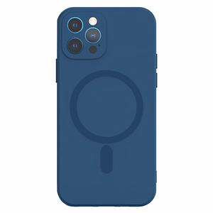 TEL PROTECT MagSilicone Ümbris jaoks Iphone 12 Tumesinine