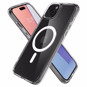 Spigen Ultra Hybrid Mag Ümbris with MagSafe jaoks iPhone 15 - valge