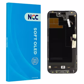 Soft OLED Display NCC jaoks Iphone 14 Pro Max must IC 120Hz