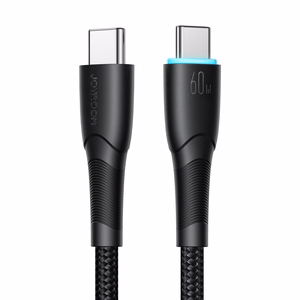 Joyroom Starry Series SA32-CC3 USB-C / USB-C kaabel 60W 1m - must