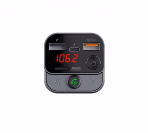 ART FM-transmitter bluetooth 5.0 + USB A QC3.0 + Typ C (kokku 30W) FM-84B must