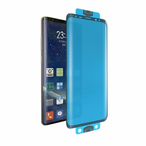 3D Edge Nano Flexi Glass Hybrid защитная плёнка с рамкой для Samsung Galaxy S21+ 5G (S21 Plus 5G) чёрный