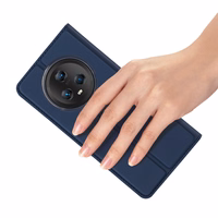 Dux Ducis Skin Pro Ümbris jaoks Honor Magic5 Flip Card Wallet Stand sinine