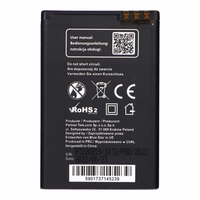 Aku jaoks Nokia E52 / E71 / N97 / E61i / E63 / E90 / 6650 Flip 1600 mAh Sinine Star Premium