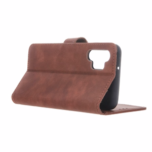Smart Velvet ümbris jaoks Samsung Galaxy A16 4G / A16 5G brown