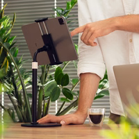 Wozinsky Tablet and Phone Desk Alus must (WTHBK4)