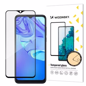 Wozinsky Super Durable Full Glue raamiga karastatud täisekraaniklaas TCL 305-le, sobib ümbrisega, must