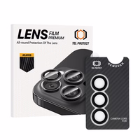 Tempered glass Tel Protect 3D Lens Aramid Series on camera jaoks Samsung Galaxy S25 Plus (lens 3 pieces)