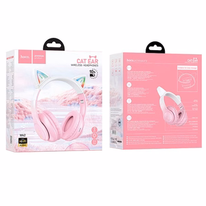 HOCO juhtmevaba bluetooth kõrvaklapid W42 Cat Ear cherry blossom