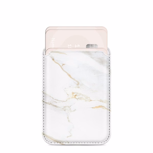 MIO White Marble Magsafe Ümbris kaardihoidjaga