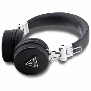 Guess Bluetooth ENC GUBH70PGTSPSK on-ear headphones black/black Grained Classic Round Shape