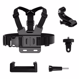 GoPro rinnarihm ja spordikaamerate tarvikukomplekt 5-in-1 GoPro, DJI, Insta360, SJCam ning Eken kaameratele