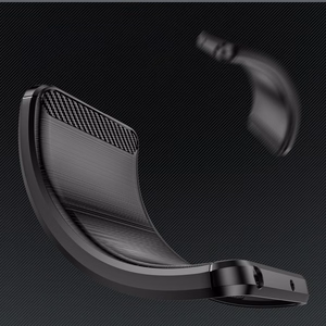 Carbon Ümbris jaoks Samsung Galaxy S25 Edge - Must