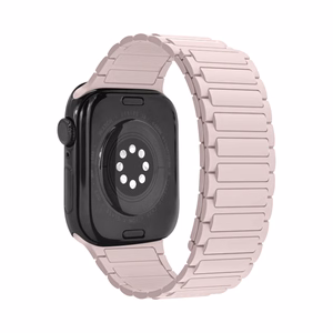 Mobilize silikoonist kellarihm - magnetiline - Apple 38/40/41mm - roosa