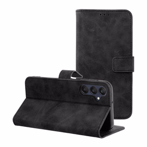 TENDER Book Ümbris jaoks SAMSUNG A25 5G must