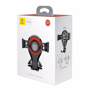 Baseus Osculum gravitational phone holder (punane)