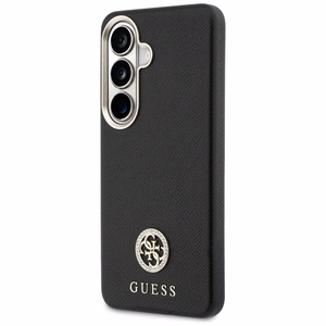 Guess ümbris Rhinestone Round Logo MagSafe for Samsung Galaxy S26 must