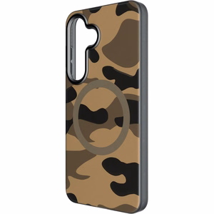 Ümbris jaoks Samsung S25 Forcell F-Protect Levels Dual Layer 4D technology compatible with Magsafe Military Drop-Test desert camo