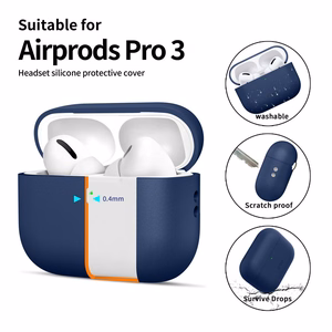 Tech-Protect Silicone Ümbris jaoks AirPods Pro 3 - Navy Sinine
