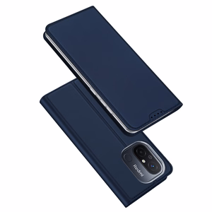 DUX DUCIS wallet ümbris SKIN PRO jaoks REDMI 12C sinine
