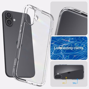 Ümbris SPIGEN Ultra Hybrid ACS08069 do Iphone 16 Plus - Crystal Clear