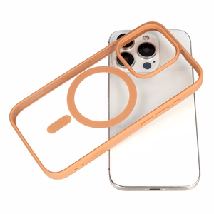 Acrylic Color Magsafe Ümbris jaoks Iphone 15 Pro Max desert titanium