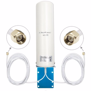 Qoltec 57044 4G LTE DUAL ringsuunaline välisantenn, 5 dBi