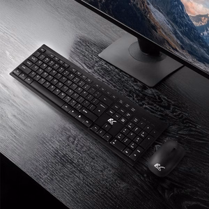 NanoRS juhtmevaba klaviatuur ja hiir ergonoomilise disainiga RS580