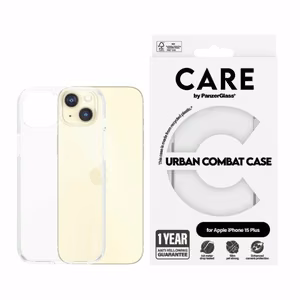 CARE by PanzerGlass Urban Combat Ümbris jaoks iPhone 15 Plus - Clear
