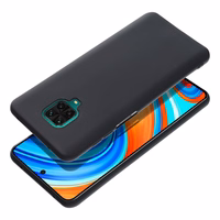 MATT ümbris jaoks XIAOMI Redmi Note 9 Pro must