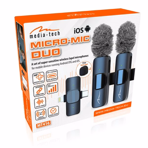 Micro-Mic Duo MT416 lavaliermikrofonide komplekt