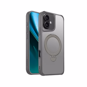 Etteri Matt Mag Ring case for iPhone 16 6.1" grey