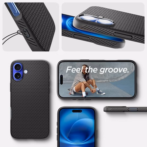 SPIGEN ümbris LIQUID AIR jaoks IPHONE 16 matte must