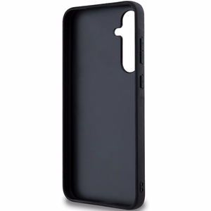 Karl Lagerfeld Fixed Glitter Ikonik Logo Metal Pin ümbris jaoks Samsung Galaxy A55 - must